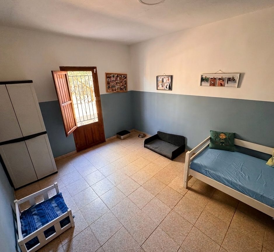 Habitación de descanso de Casa Cindor con camas para perros